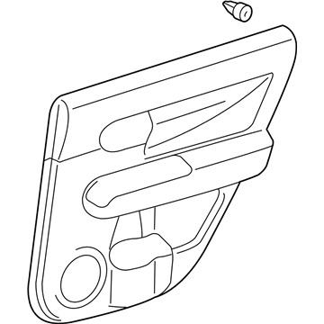 Toyota 67630-12K50-B0 Panel Assembly, Rear Door