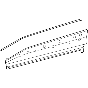 Toyota bZ4X Door Moldings - 75073-42070