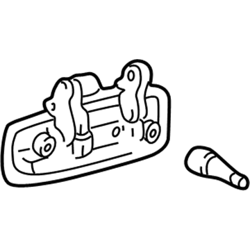 1998 Toyota Camry Door Handle - 69230-AA010-D1