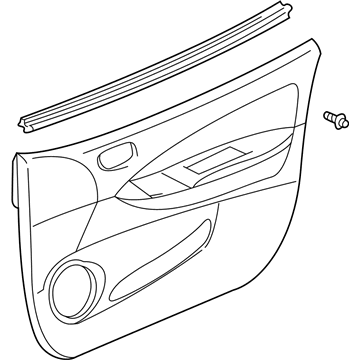 Toyota 67620-47040-K0 Board Sub-Assy, Front Door Trim, LH