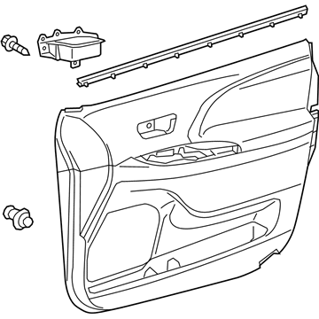 Toyota 67620-08103-B0 Panel Assembly, Door Trim