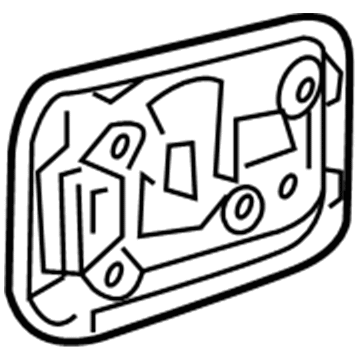 Toyota 77350-60090 Fuel Door