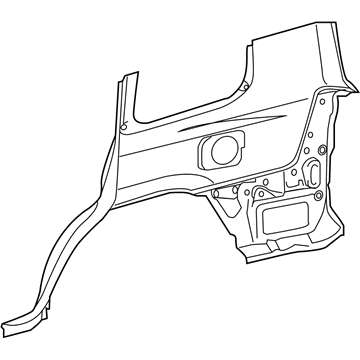 Toyota 60161-60871 Lower Quarter Panel