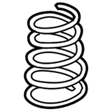 Toyota 48231-06800 Spring, Coil, Rear