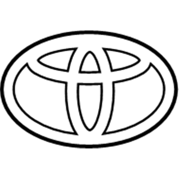 Toyota 75431-02080 Emblem