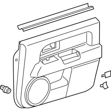 Toyota 67620-35B32-B8 Panel Assembly, Door Trim