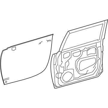 Toyota 67001-35760 Door Shell, Passenger Side