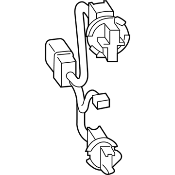 Toyota 81555-35400 Socket & Wire, Rear