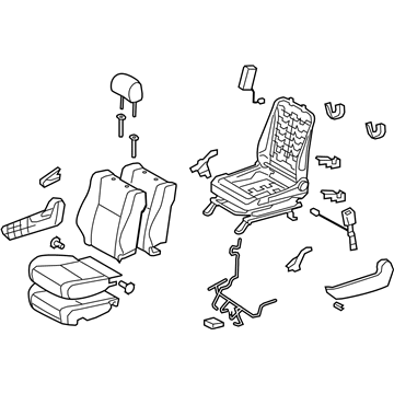 Toyota 71100-0C660-B6 Seat Assembly