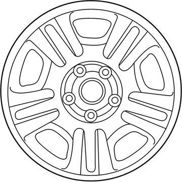 Toyota 42611-42090 Spare Wheel