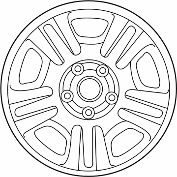 Toyota 42611-42090 Wheel, Steel