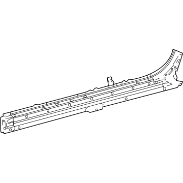 Toyota 61402-62900 Rocker Reinforcement, Outer Driver Side