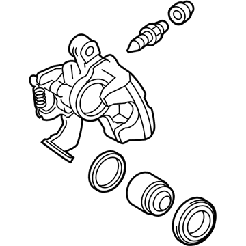 Toyota 47830-12151 Cylinder Assembly, Rear Di