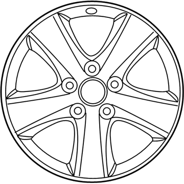 Toyota 42611-06750 Wheel, Alloy