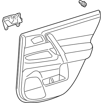 Toyota 67640-48520-B2 Board Sub-Assy, Rear Door Trim, LH