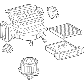 Toyota 87130-07030 Blower Assembly