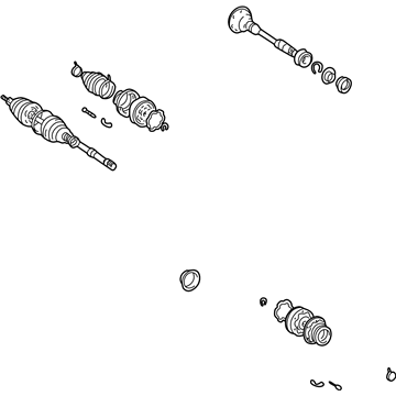 2003 Toyota Highlander Axle Shaft - 43410-28051