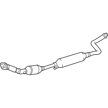 2002 Toyota Echo Catalytic Converter - 17410-21160