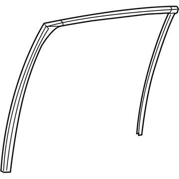 Toyota 68142-47052 Run, Rr Door Glass