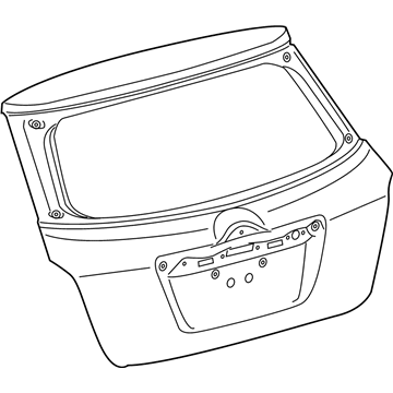 Toyota 67005-02170 Panel Sub-Assy, Back Door