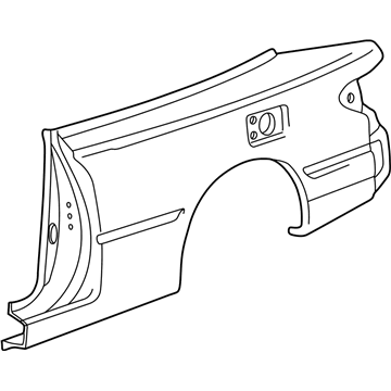 Toyota 61611-06080 Quarter Panel