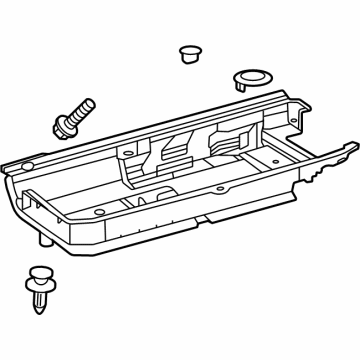 Toyota 64993-0E170-C0 Rear Compartment