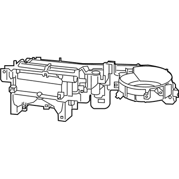 Toyota 88502-04160 Case Sub-Assembly, COOLI