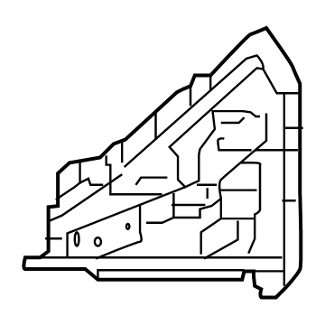 Toyota 61113-02010 Reinforcement Plate