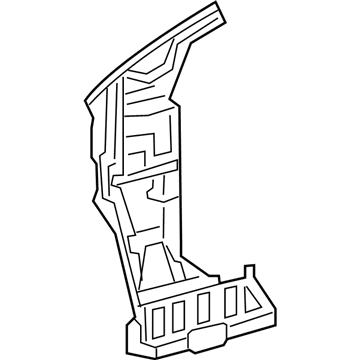 Toyota 61023-12460 Pillar Sub-Assembly, Fr