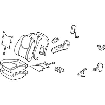 Toyota 71100-42D90-B8 Seat Assembly, Front Passenger Side