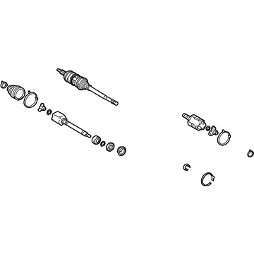 Toyota 43410-0W160 Shaft Assembly, Front Drive, Right