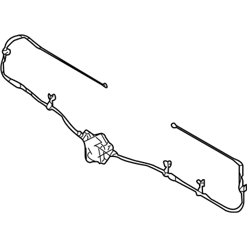 Toyota 69088-04010 Cable Sub-Assembly, Door