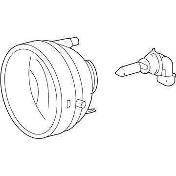 Toyota 81210-AA030 Fog Lamp Assembly