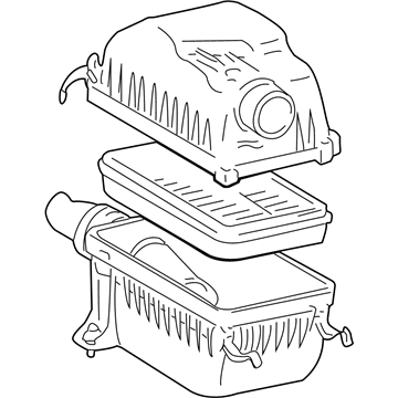 Toyota 17700-0F031 Cleaner Assy, Air