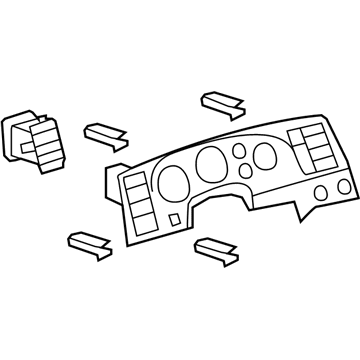 Toyota 55410-0C030 Instrument Cluster Panel