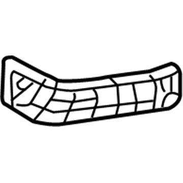 Toyota 52536-06020 Retainer, Front Bumper Side, LH