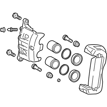 Toyota 47730-0E031 Caliper Assembly