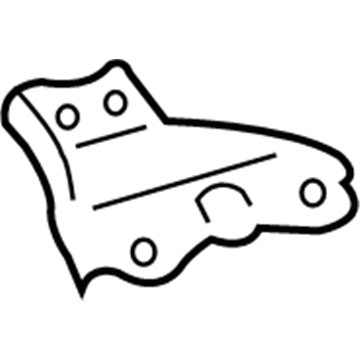 Toyota 16522-21010 Filler Neck Bracket