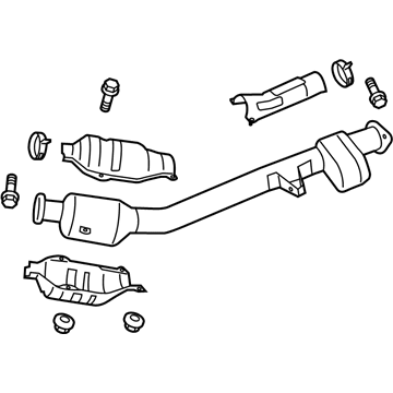 Toyota SU003-06426 Converter & Pipe