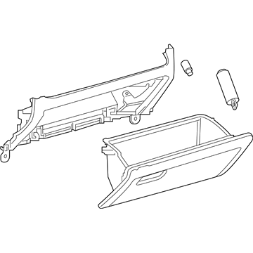 Toyota 55303-0R060-C0 Glove Box Assembly