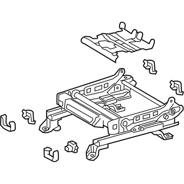 Toyota 71110-06140 Frame Assembly, Front Seat