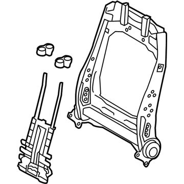 Toyota 71103-06010 Frame Sub-Assembly, Front Seat