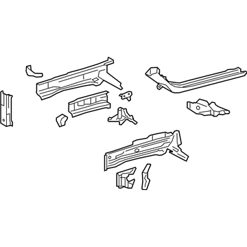 Toyota 57101-47071 Rail Assembly