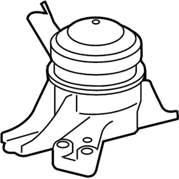 Toyota 12305-21220 Insulator Sub-Assy, Engine Mounting, RH