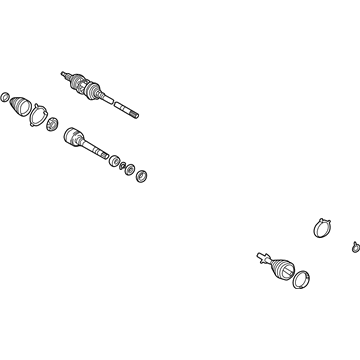 Toyota 43410-06200 Shaft Assembly, Front Drive, Right