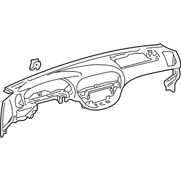 Toyota 55301-0C020-B0 Panel Sub-Assy, Instrument