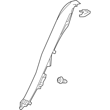 Toyota 62551-47020-C0 Lock Pillar Trim