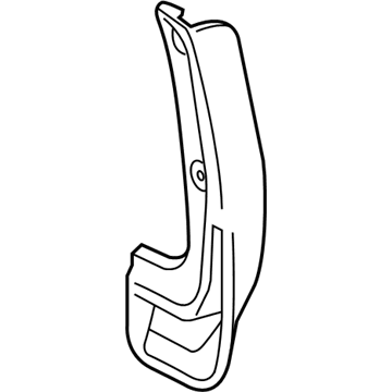 Toyota 76622-0E010 MUDGUARD, Front Fender