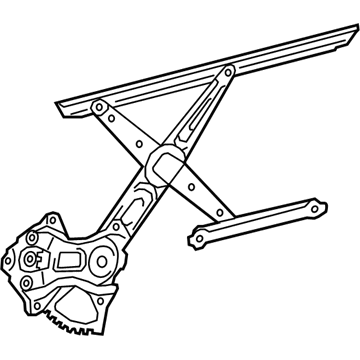 Toyota 69801-06080 Regulator Sub-Assembly