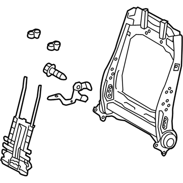 Toyota 71103-06010 Seat Back Frame